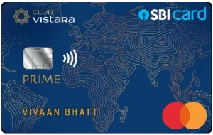 Club Vistara SBI Credit Card PRIME