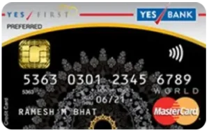 YES FIRST Preferred Credit Card