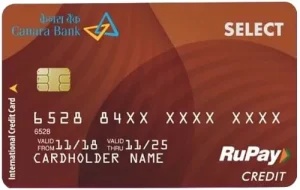 Canara Bank RuPay Select Credit card